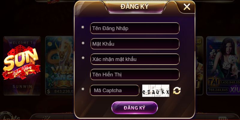 Quy trình tạo tài khoản qua app Sunwin trên điện thoại